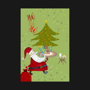 Santa Claus postcard T-Shirt