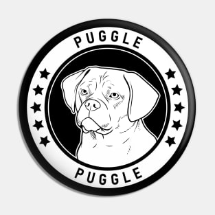 Puggle Fan Gift Pin