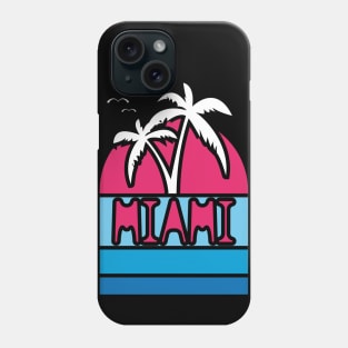 Miami beach. Summer theme. Phone Case