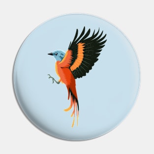 Fly bird Pin