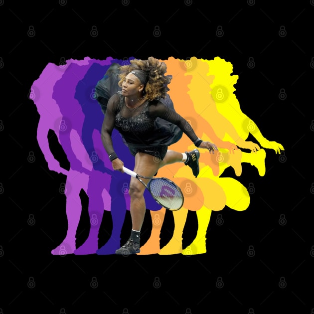 serena williams Fade Retro by 404pageNotfound