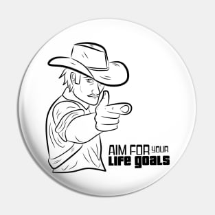 AIM for your life goals Pin