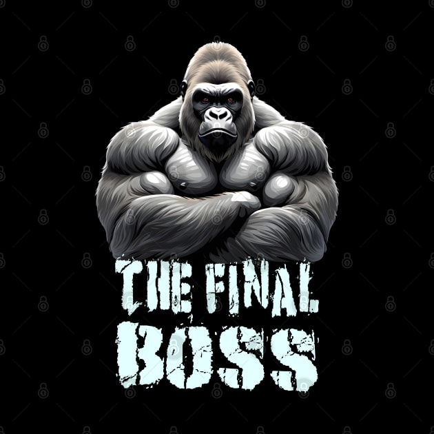 The Final Boss Silverback Gorilla Design by TF Brands