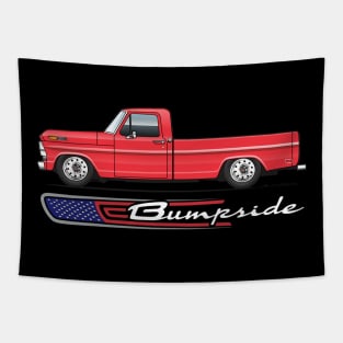 Red Bumpside Tapestry