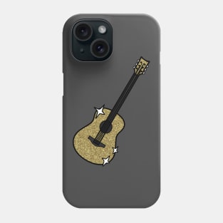 Gold Guitar Phone Case