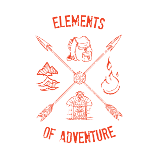 Elements of Adventure - orange T-Shirt