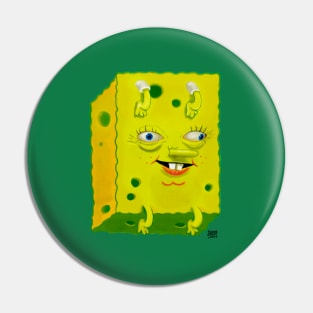 Ugly Spongebob Pin