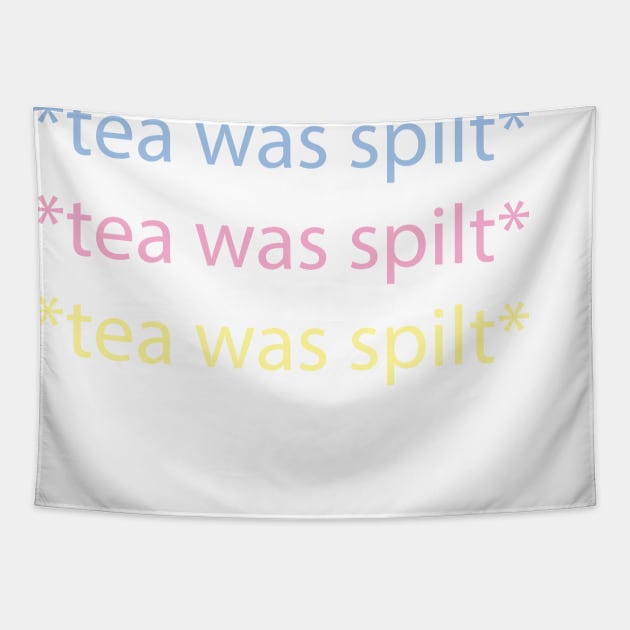 tea was spilt Tapestry by DialectoftheHeart