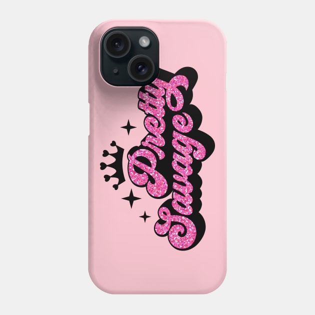 Pretty Savage Phone Case by Valentina