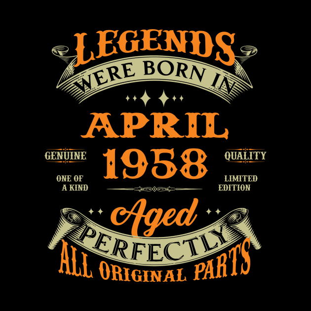 Legend Was Born In April 1958 Aged Perfectly Original Parts by D'porter