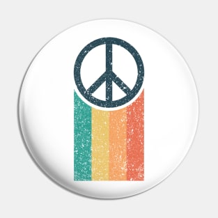 Retro Peace Pin