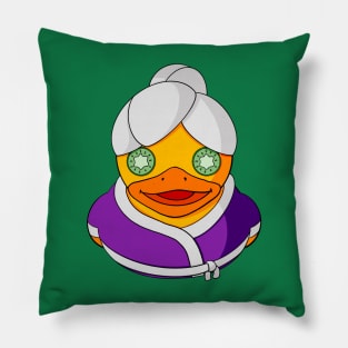 Spa Day Rubber Duck Pillow