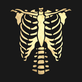 skeleton rib cage T-Shirt