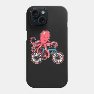 Octopus Riding Bicycle octopus design gifts for women product Phone Case