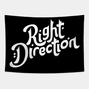 Right Direction Motivation Typography Tapestry