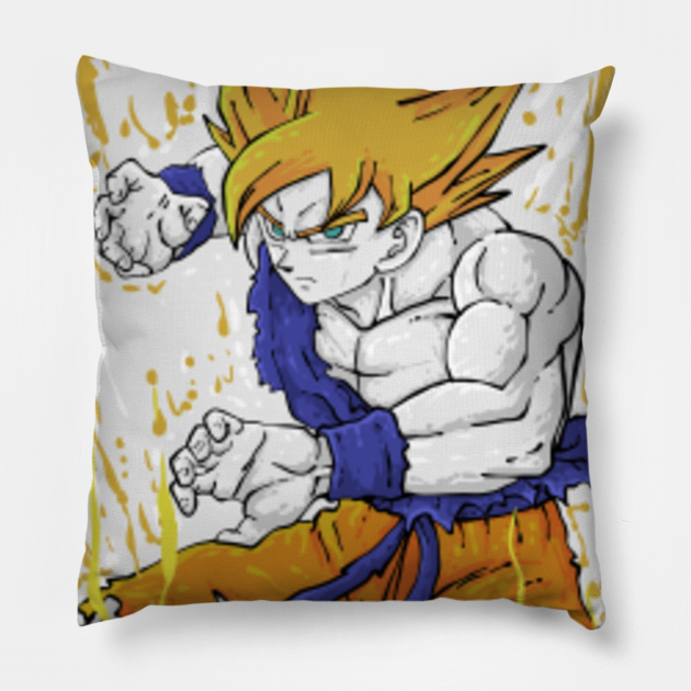 goku Goku Pillow TeePublic