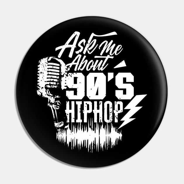 90's Music Lover 90s Hip Hop Musician Listen Pin by dr3shirts