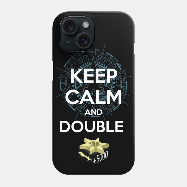 Keep Calm and Double Crit Phone Case by rolex313