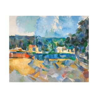 On the Banks of a River by Paul Cezanne T-Shirt