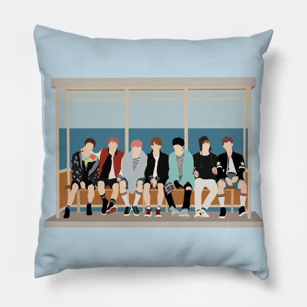 BTS You Never Walk Alone Pillow by ZeroKara