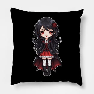 Vampire Girl 1 Pillow