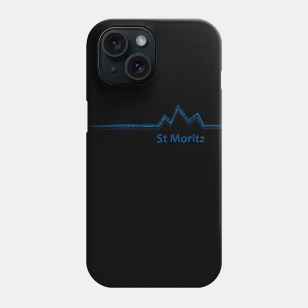 St Moritz Switzerland Phone Case by leewarddesign