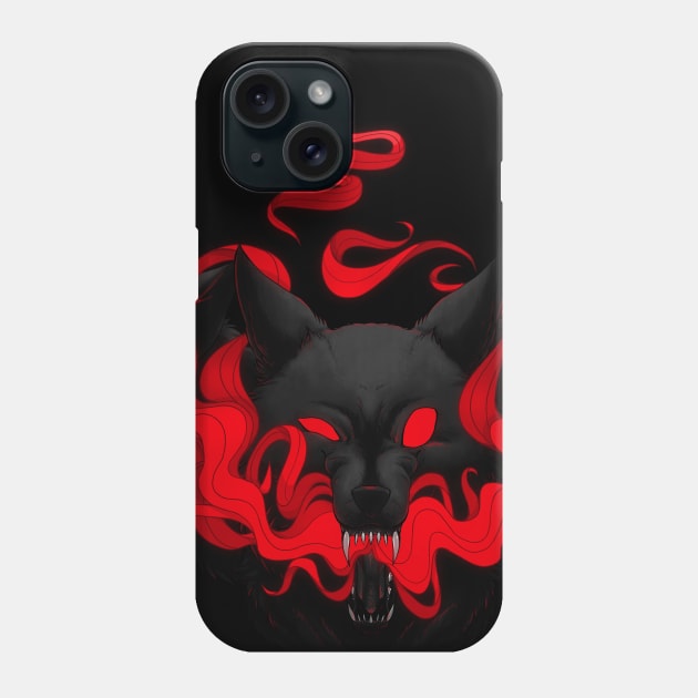 Red Wolves Phone Case by amberluvsbugs