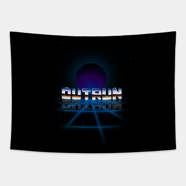 Outrun Tapestry by juliusllopis