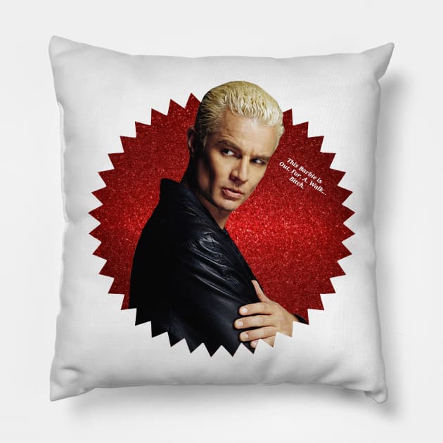 This Barbies a Vampire Pillow by HMUarts