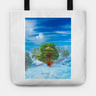 Treehouse Village Tote