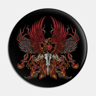 Mythical phoenix Eagle Bird Pin