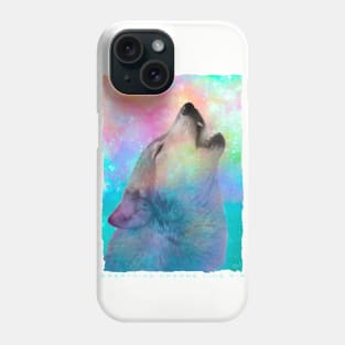 Breathing Dreams Like Air (Wolf Howl Abstract) Phone Case