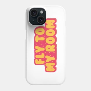 BTS song fly to my room typography Phone Case