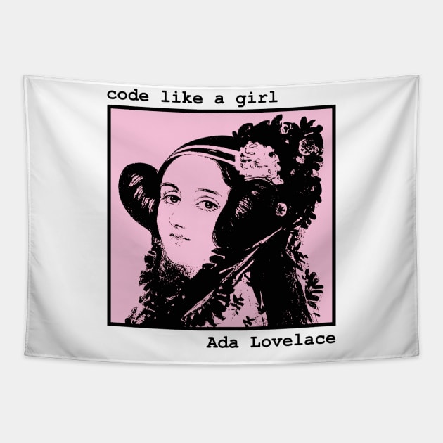 Ada Lovelace - Women in tech Tapestry by nanarts
