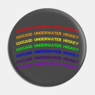 Chicago Underwater Hockey Pride Pin