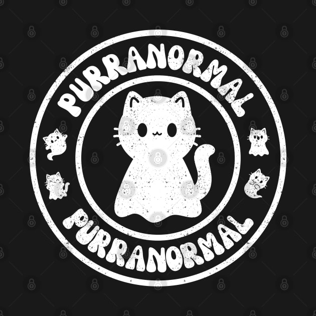 Purranormal Cat Pun by Indieteesandmerch