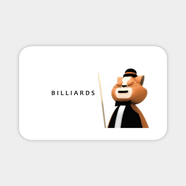 Billiards Magnet by Back Alley Creations