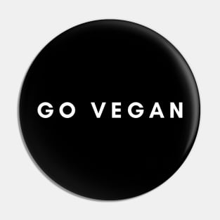 Go vegan Pin