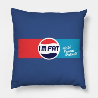 I’m Fat Podcast Pop Logo Pillow