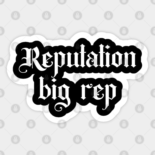 Swiftie Reputation Sticker