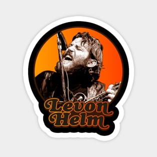 Levon Helm // Retro Style Tribute Magnet