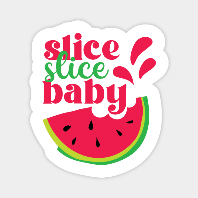 Watermelon Slice Slice Baby Magnet by Teresa's Store 1