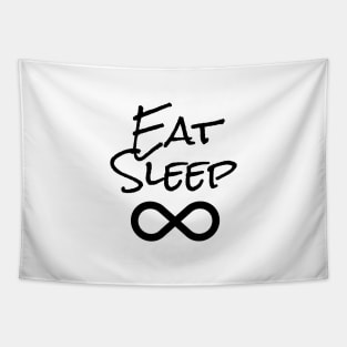 Eat sleep infinity Tapestry