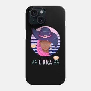 Retro Libra Zodiac Phone Case