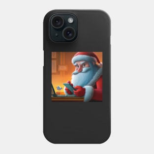 Santa Sends a Tweet Phone Case