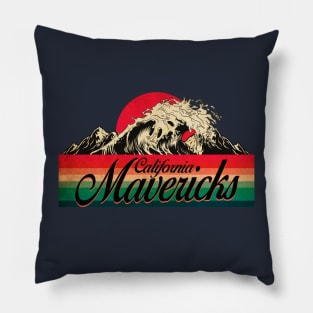 Mavericks Big Wave California Pillow