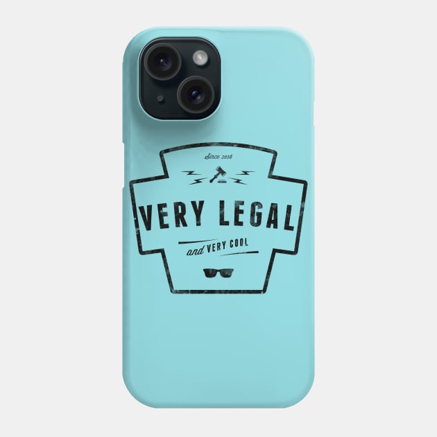 Very Legal & Very Cool - Logo 1 Phone Case by verylegalandverycool