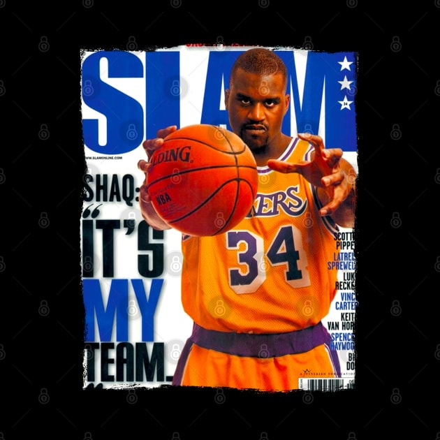 Shaq - Slam mag by Buff Geeks Art