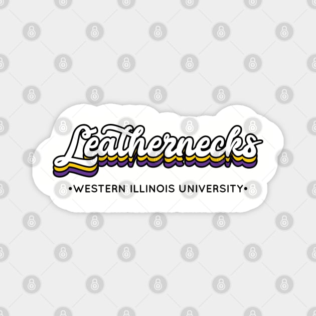 Leathernecks - Western Illinois University Magnet by Josh Wuflestad