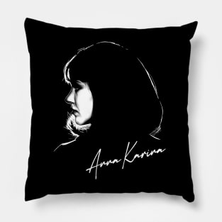 Anna Karina \\\ 60s Nouvelle Vague Pillow